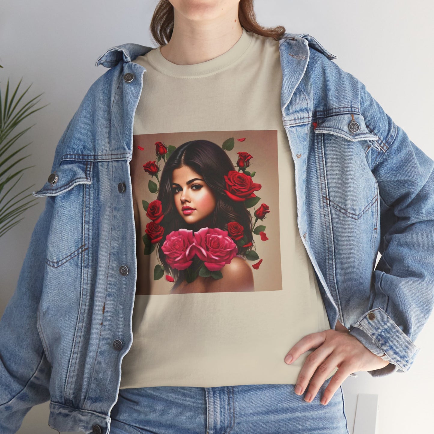 Selena Gomez T Shirt with Hearts
