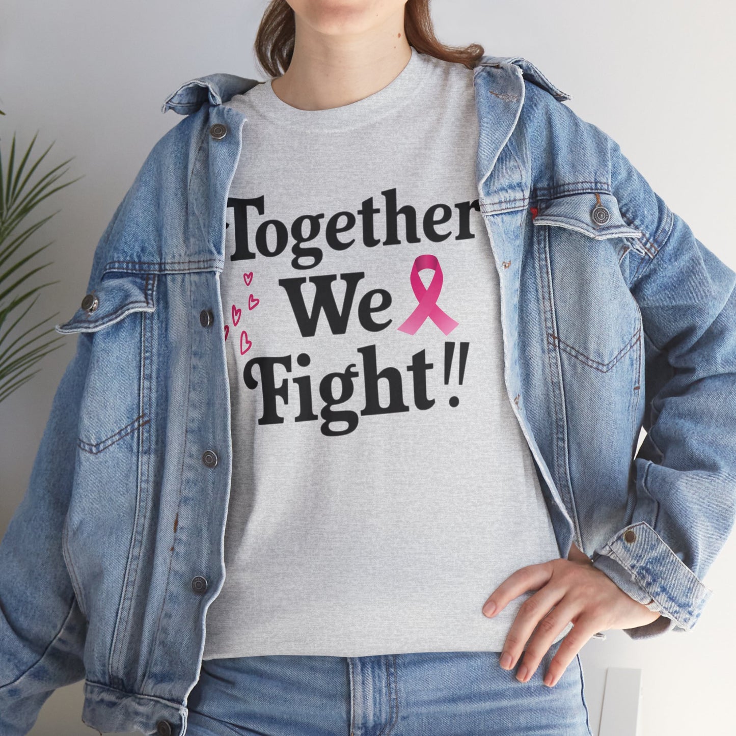 Together We Fight Unisex Heavy Cotton Tee