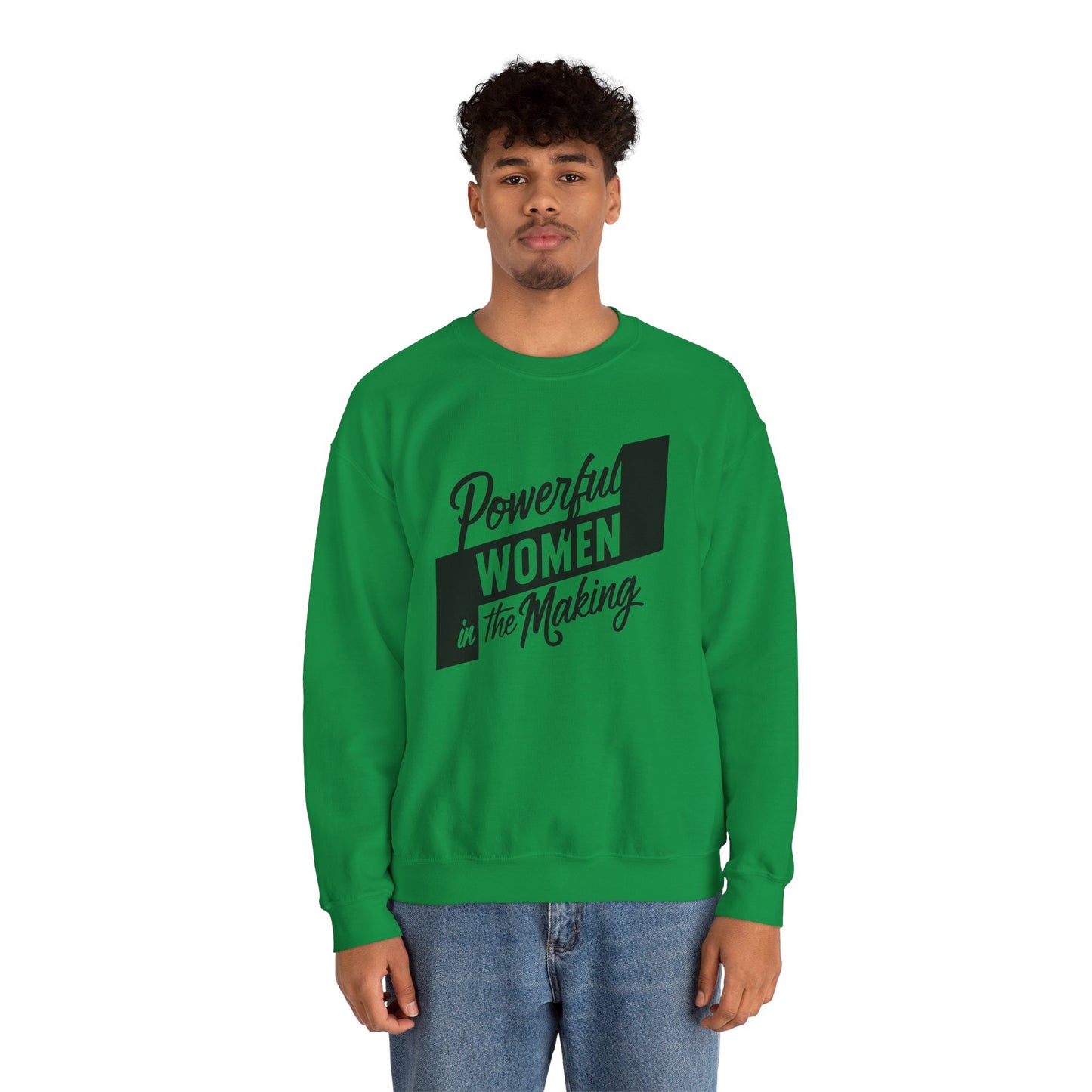 Powerful Women In The Making Unisex Heavy Blend™ Crewneck Sweatshirt