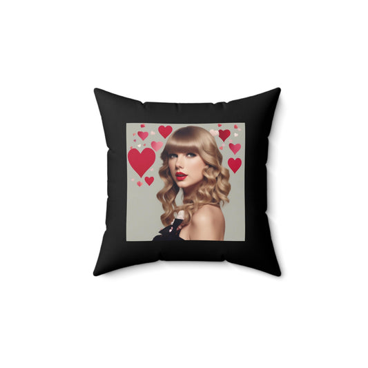 Women Spun Polyester Square Pillow