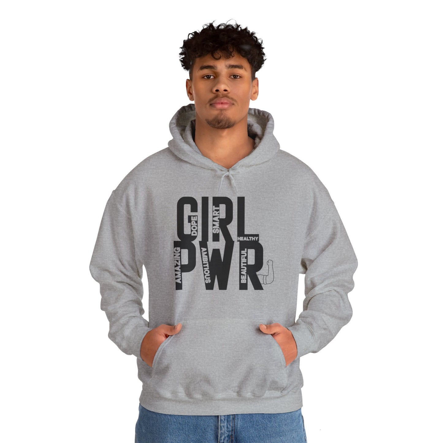 Girl PWR Unisex Heavy Blend™ Hooded Sweatshirt