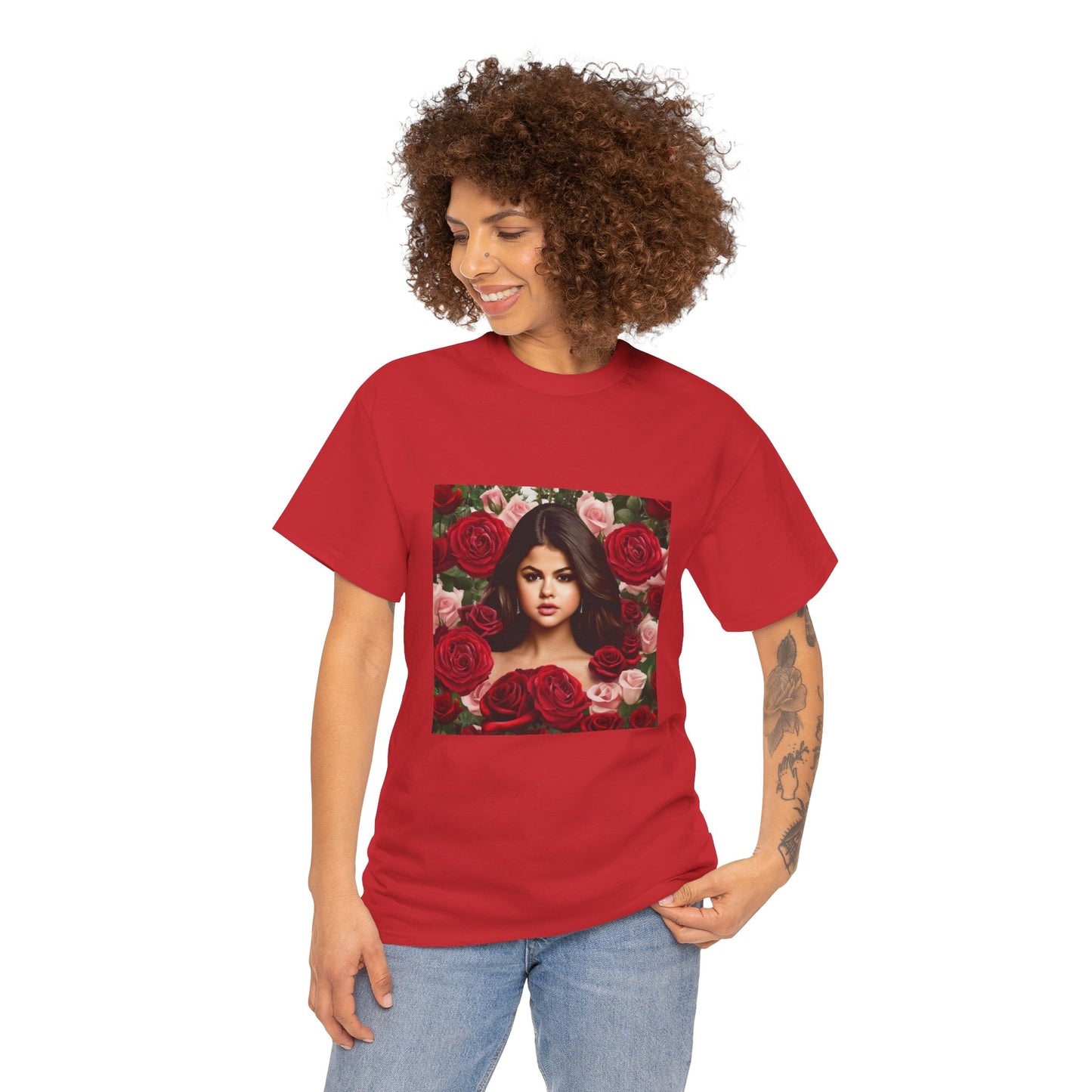 Selena Gomez T Shirt with Hearts