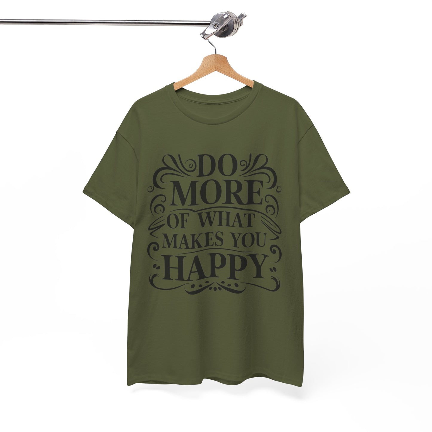 Do More Of What Printed T Shirt with Hearts