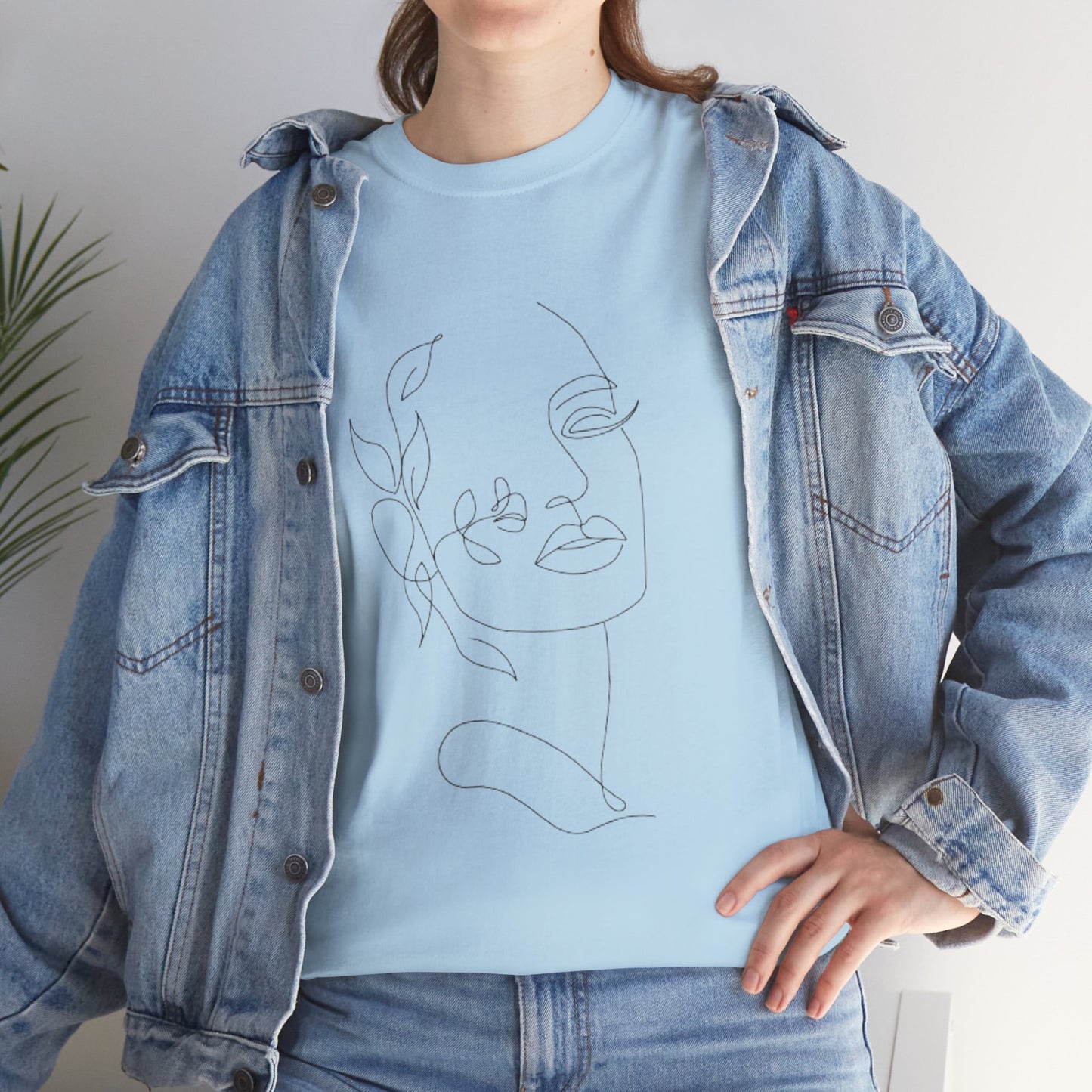 Women Artwork T Shirt with Hearts
