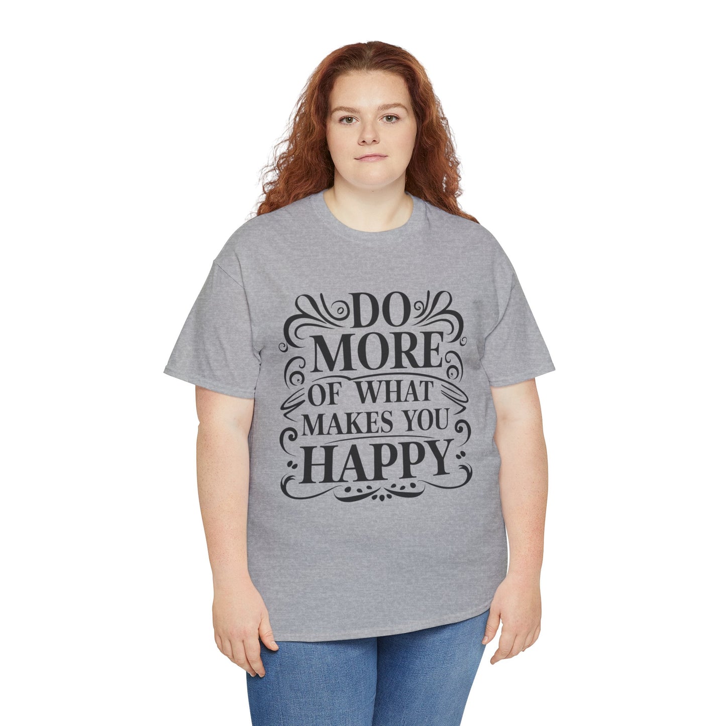 Do More Of What Printed T Shirt with Hearts