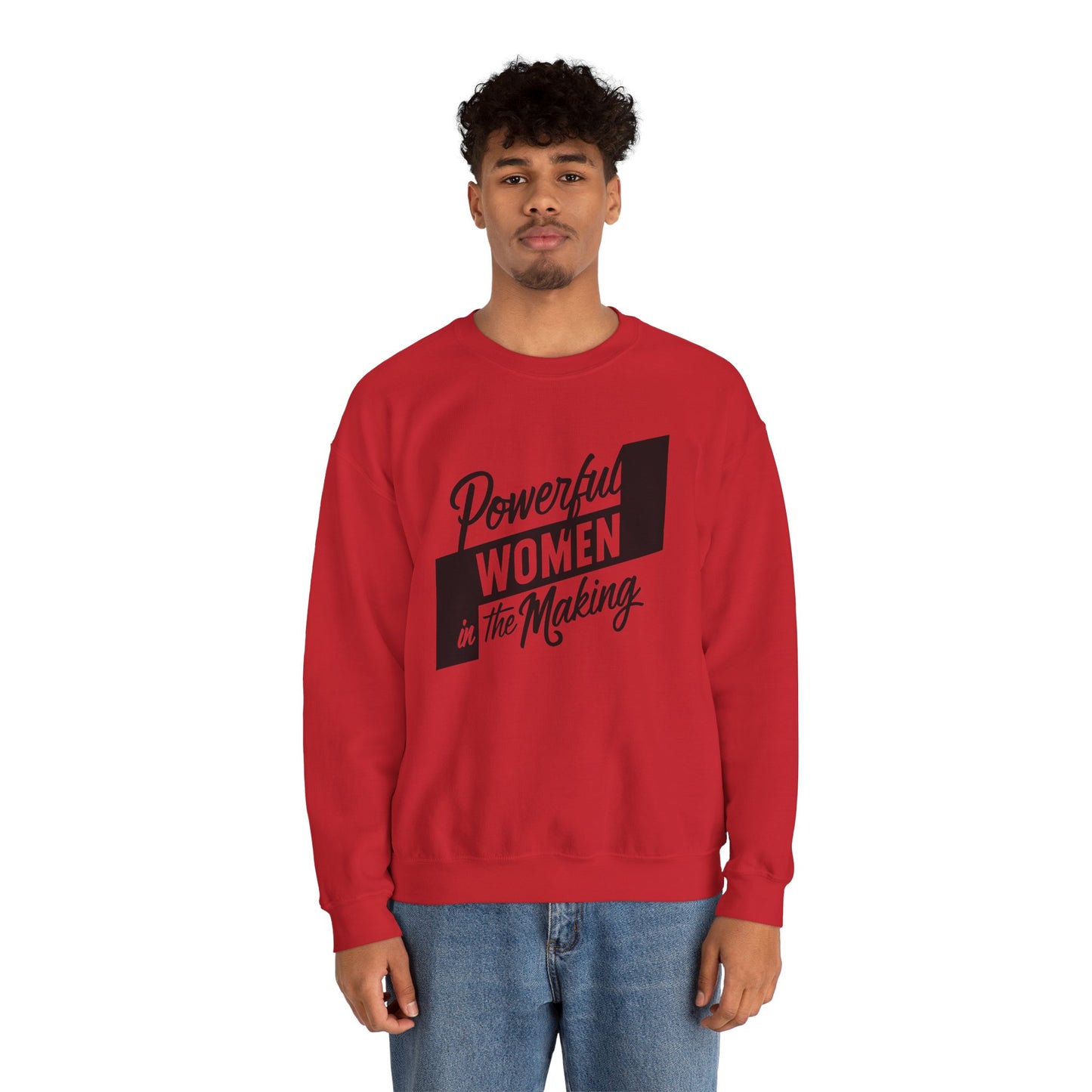 Powerful Women In The Making Unisex Heavy Blend™ Crewneck Sweatshirt