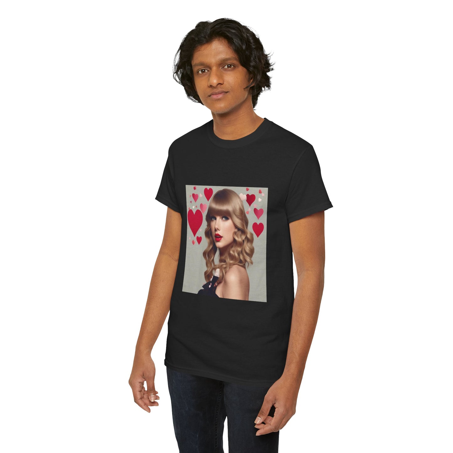 Taylor Swift T Shirt with Hearts
